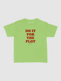 for the plot baby tee - In Print We Trust