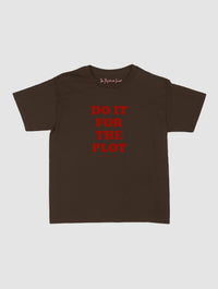 for the plot baby tee - In Print We Trust