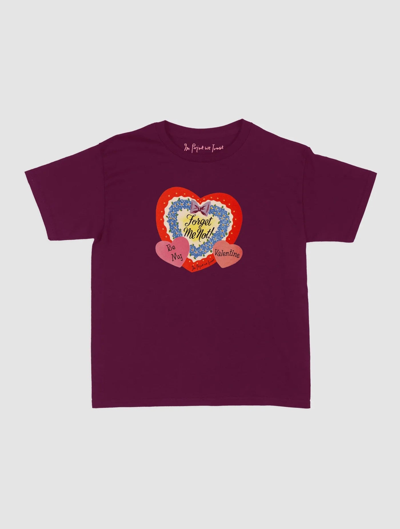 forget me not baby tee - In Print We Trust