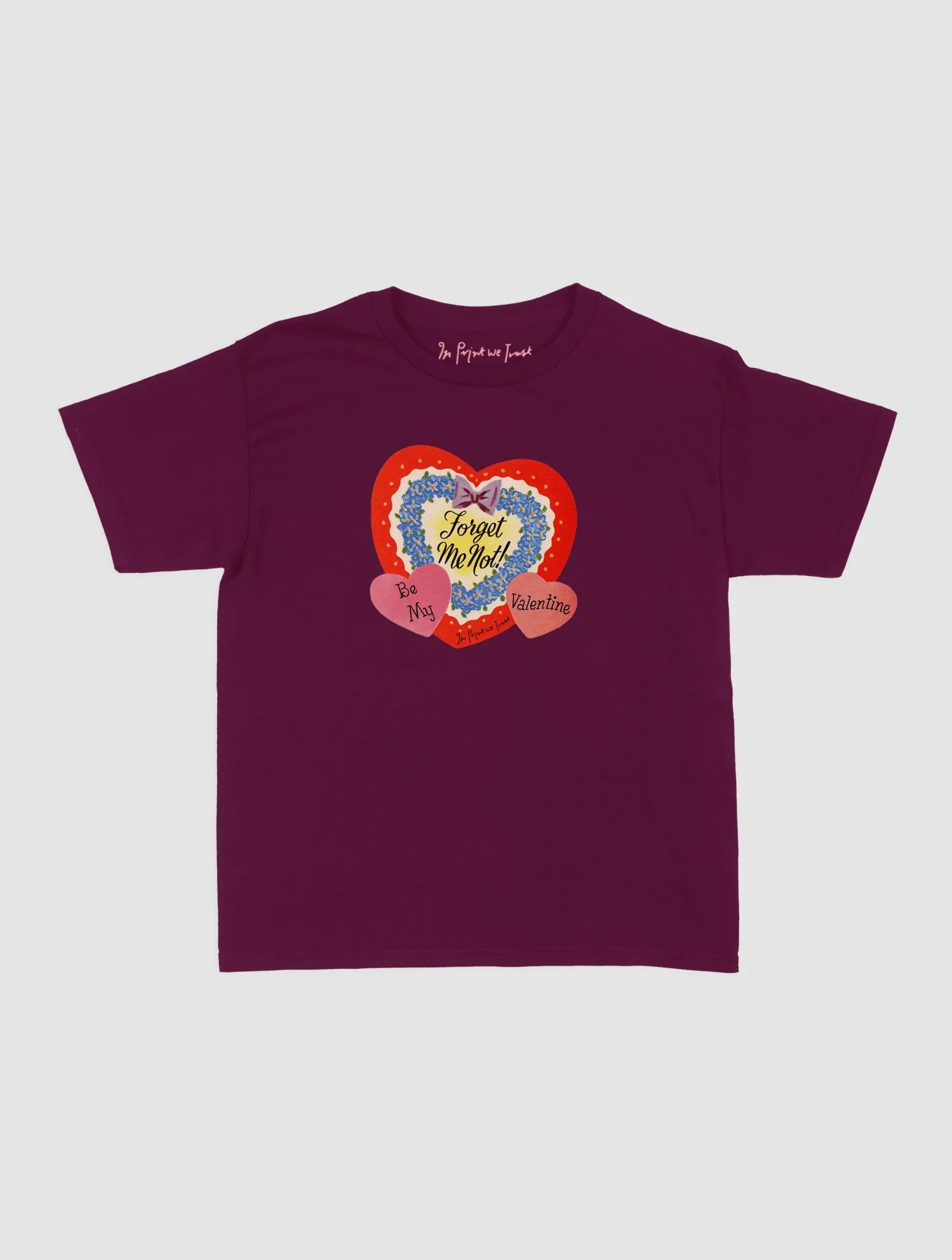forget me not baby tee - In Print We Trust