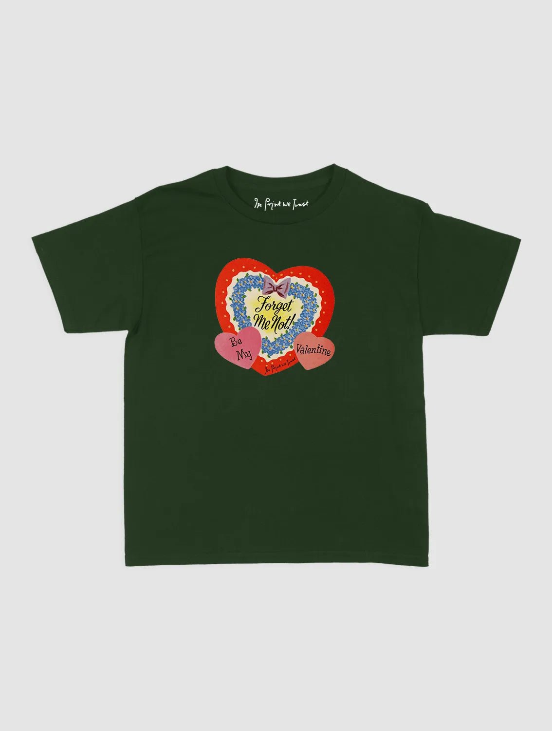 forget me not baby tee - In Print We Trust