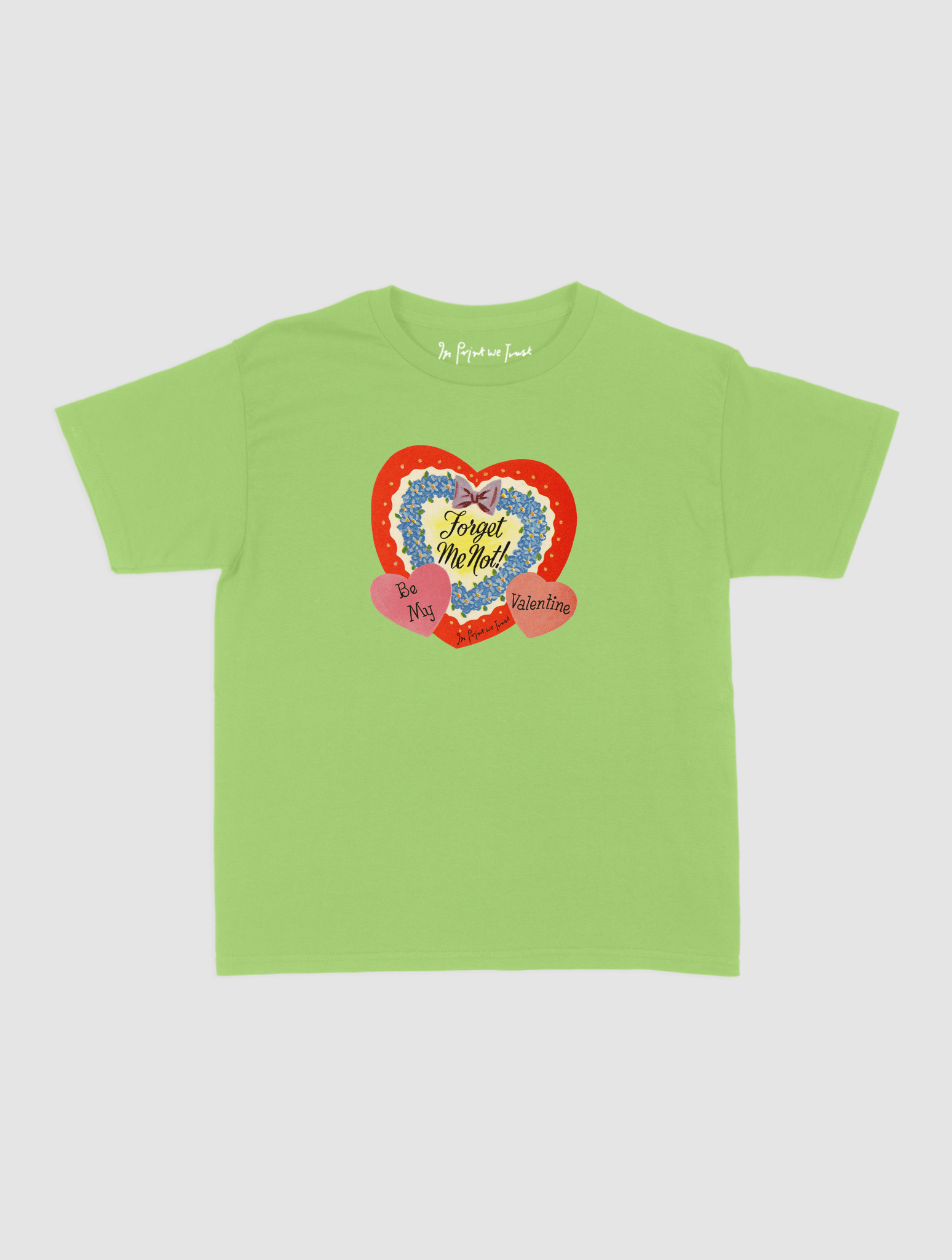 forget me not baby tee - In Print We Trust