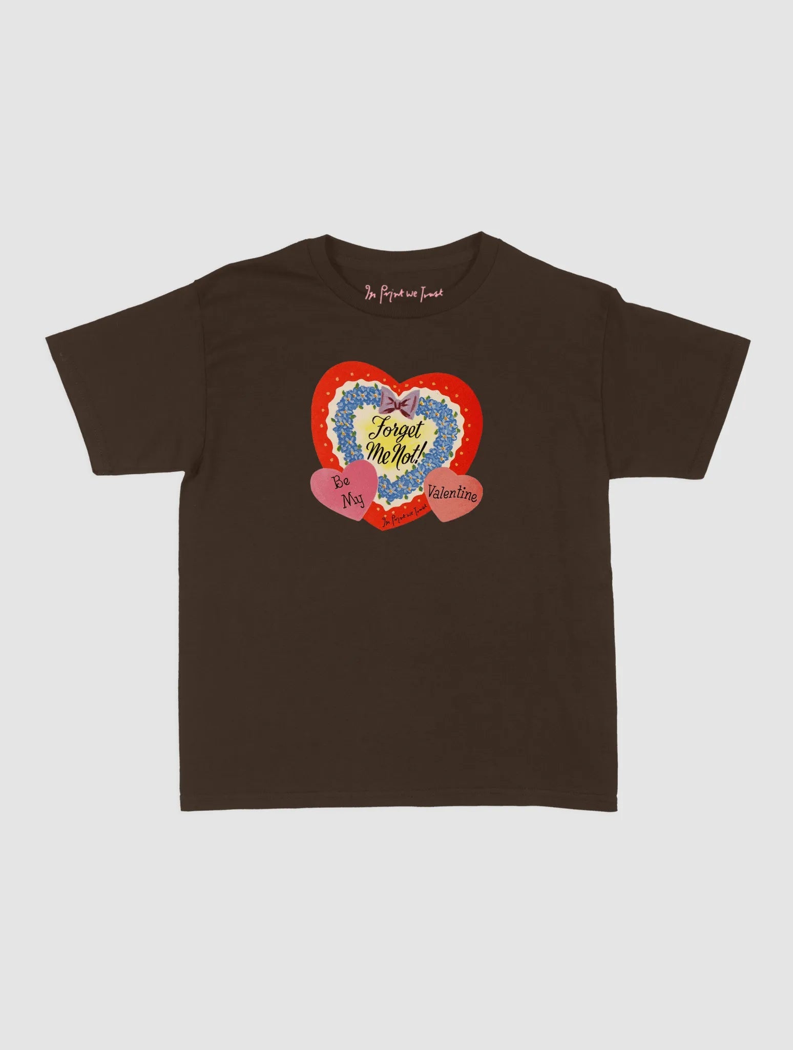 forget me not baby tee - In Print We Trust