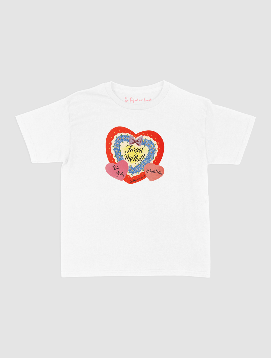forget me not baby tee - In Print We Trust