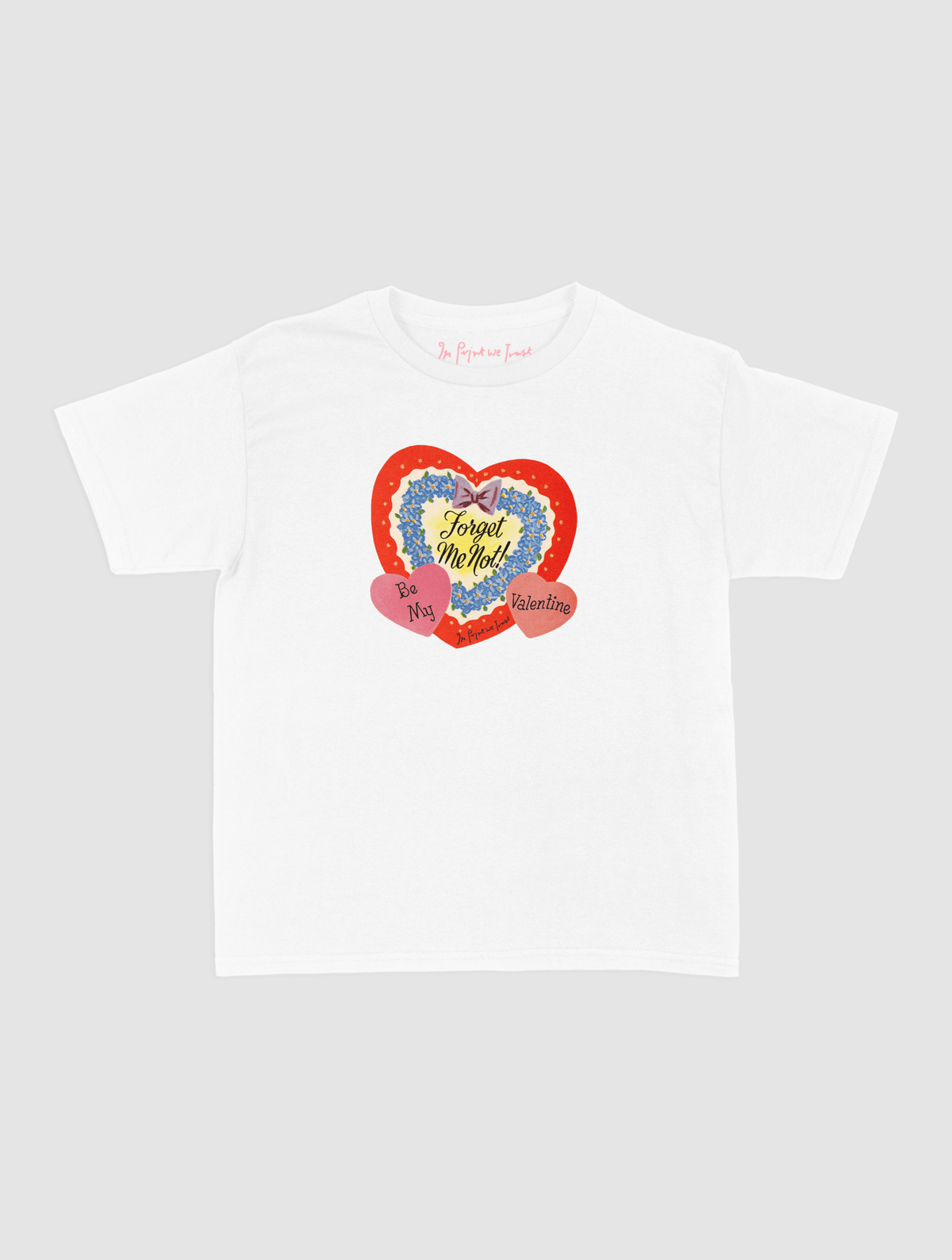 forget me not baby tee - In Print We Trust