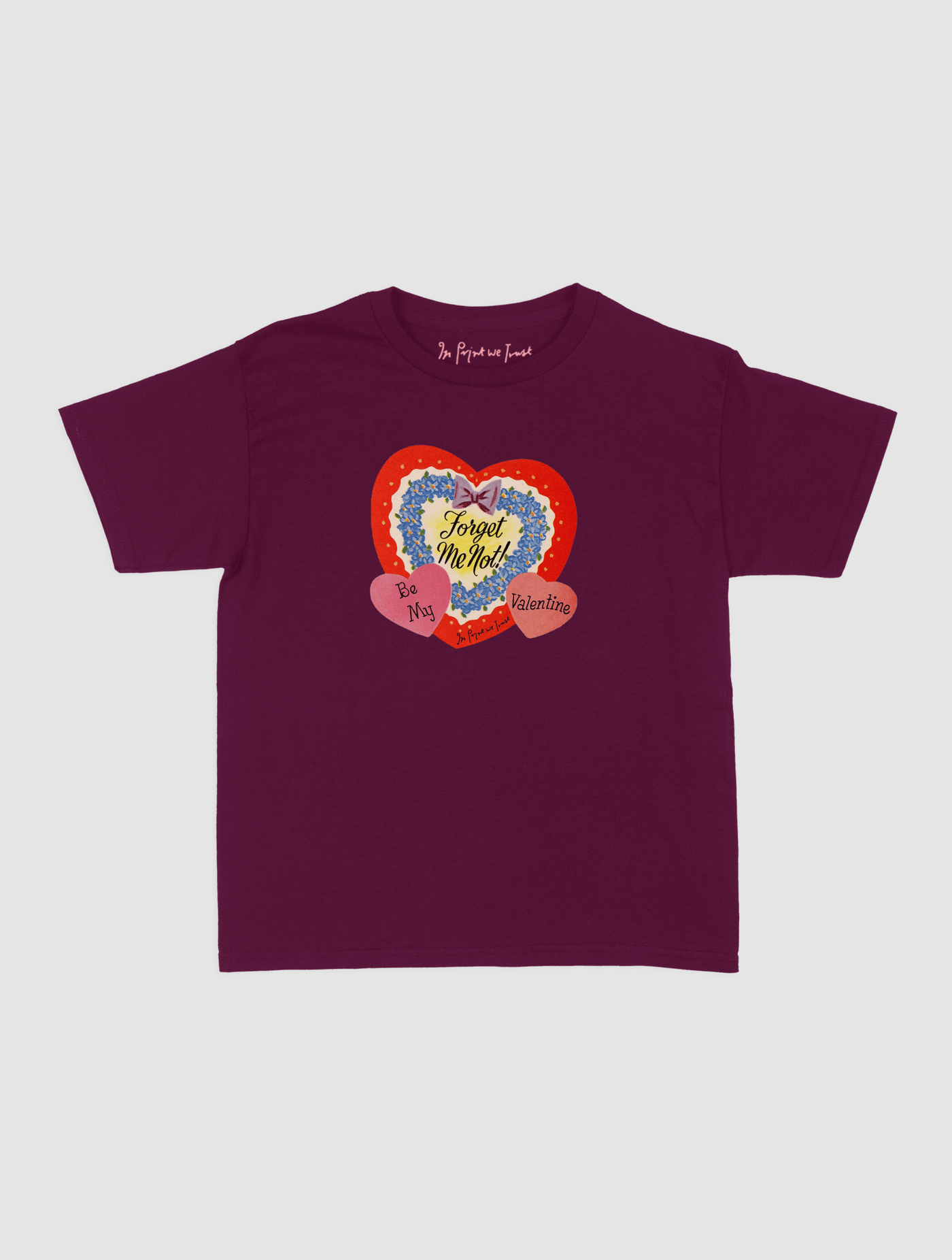 forget me not baby tee - In Print We Trust