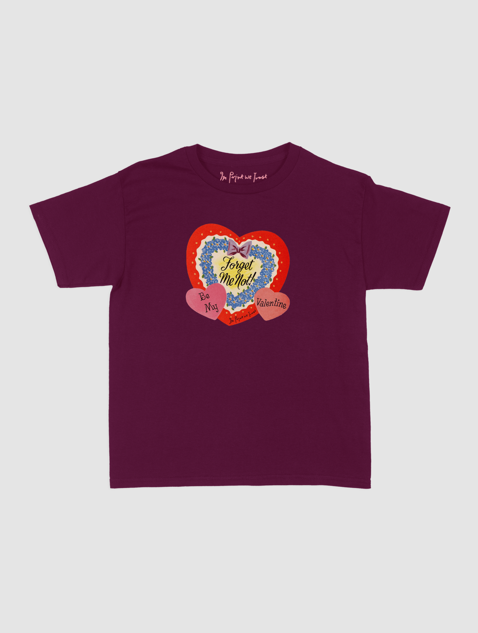 forget me not baby tee - In Print We Trust