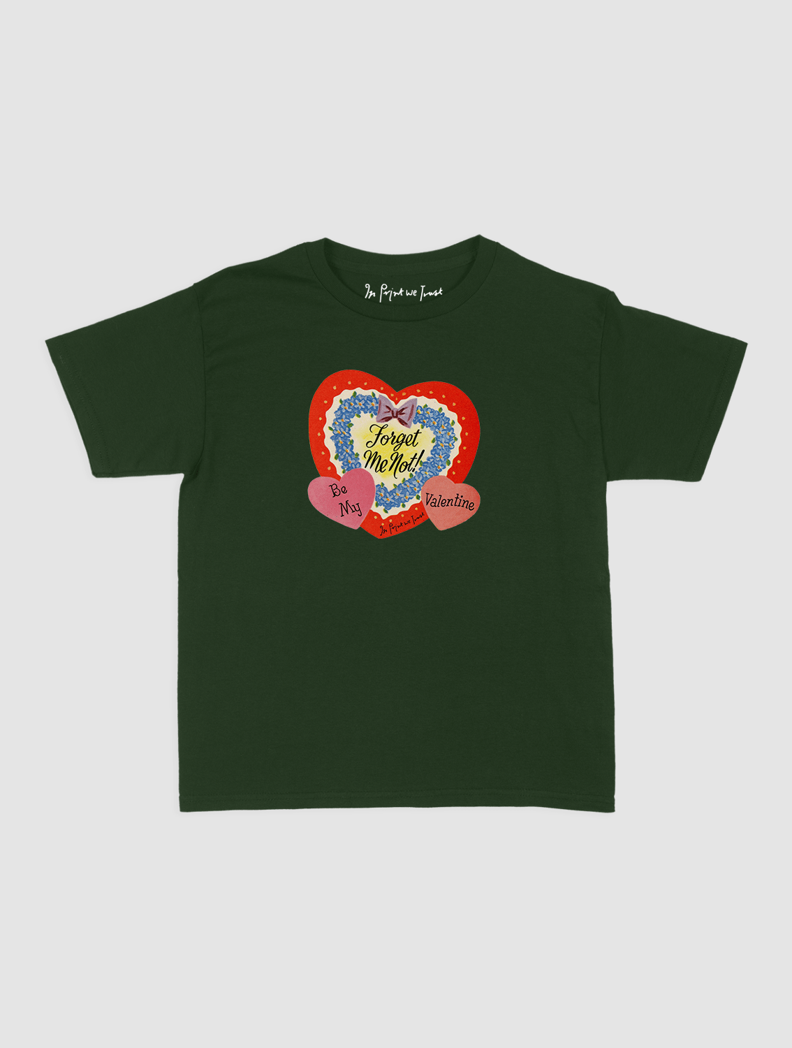 forget me not baby tee - In Print We Trust