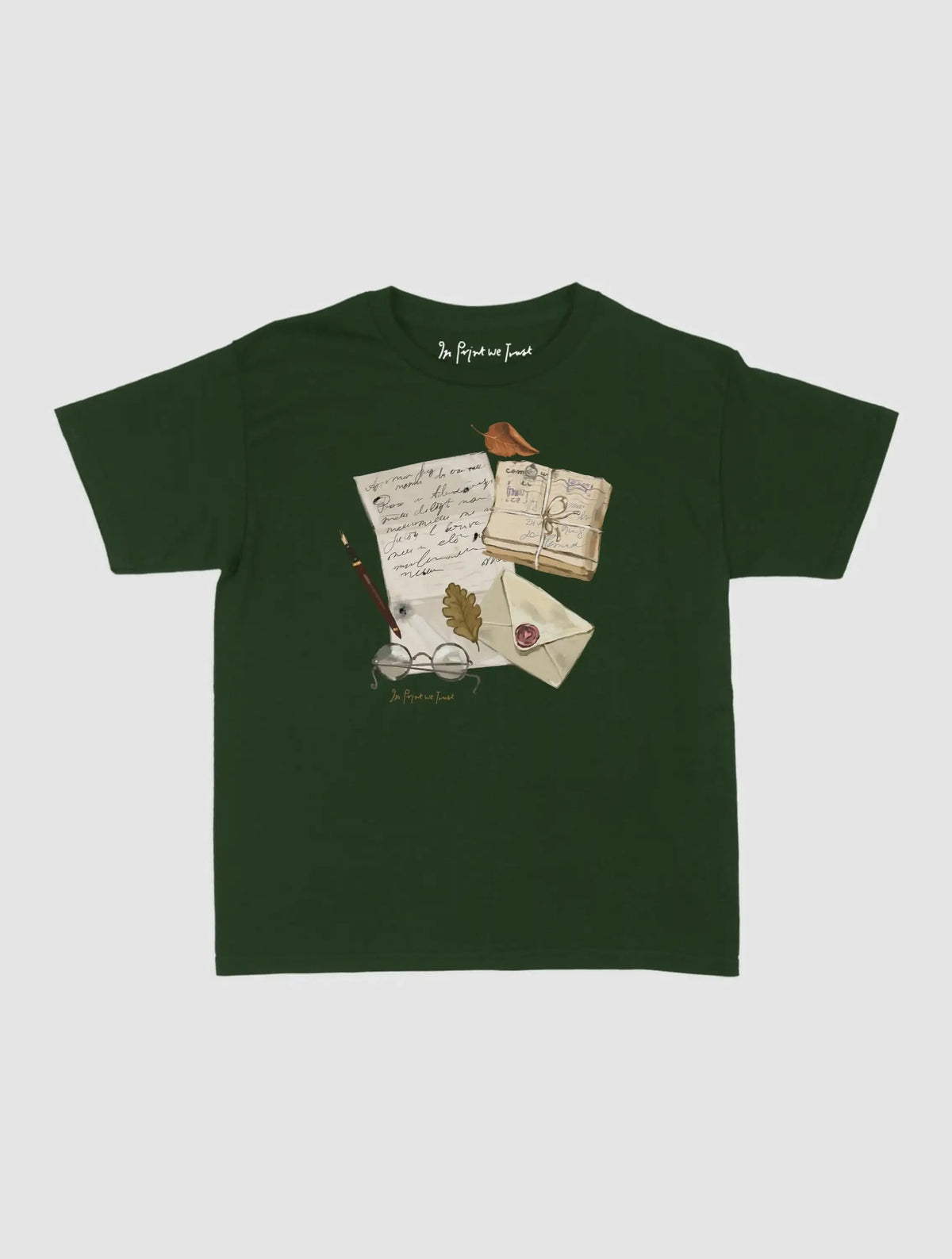 fountain pen baby tee - In Print We Trust