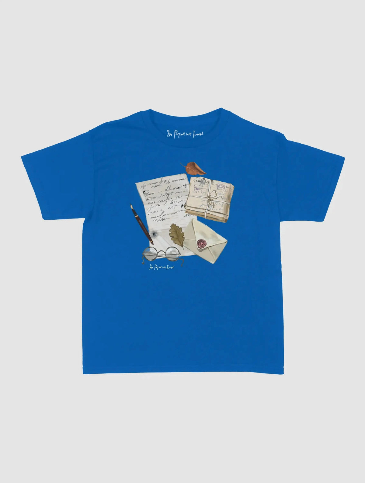 fountain pen baby tee - In Print We Trust