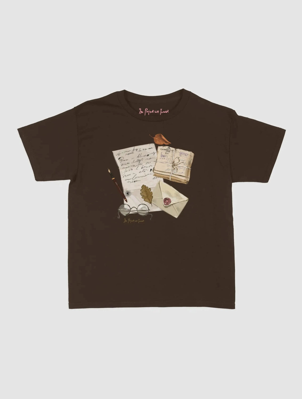 fountain pen baby tee - In Print We Trust