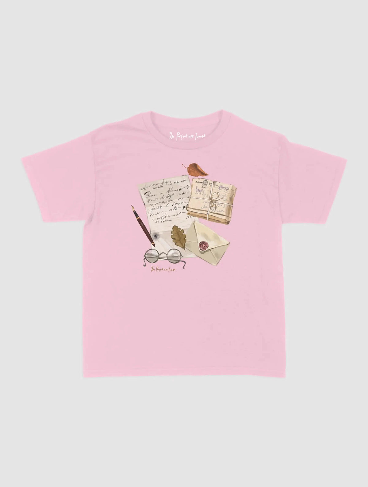 fountain pen baby tee - In Print We Trust