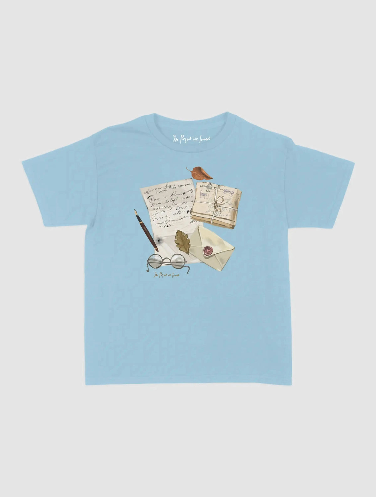 fountain pen baby tee - In Print We Trust