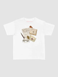 fountain pen baby tee - In Print We Trust