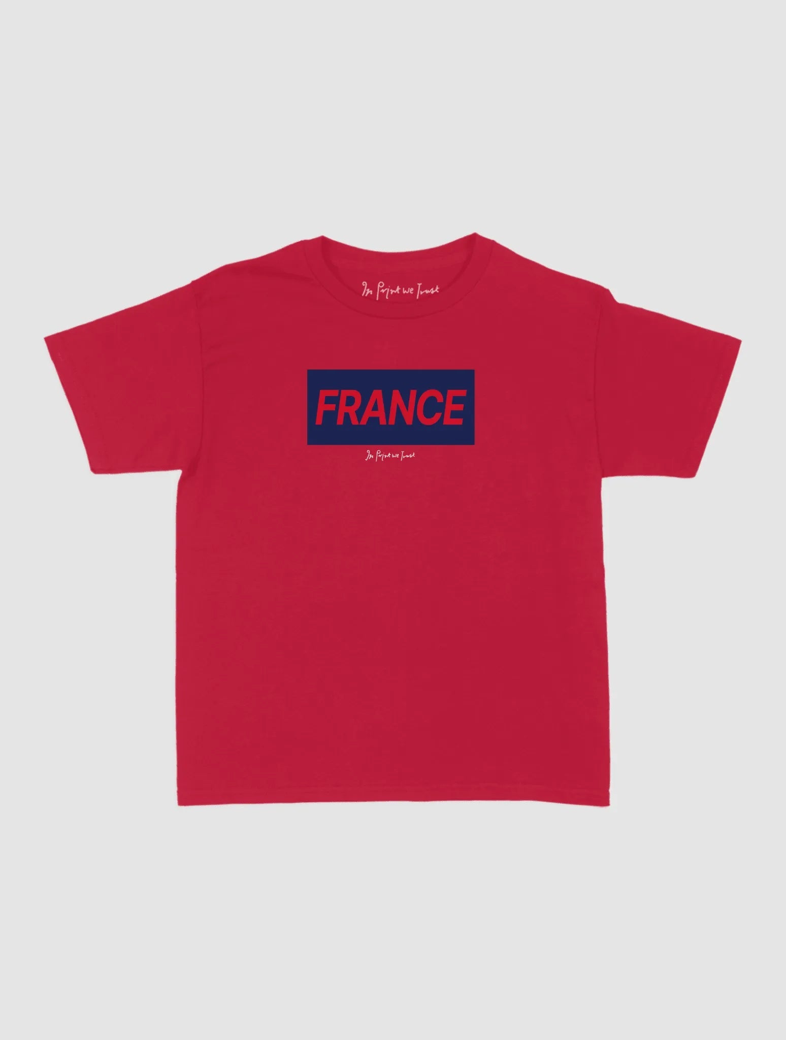 france baby tee - In Print We Trust