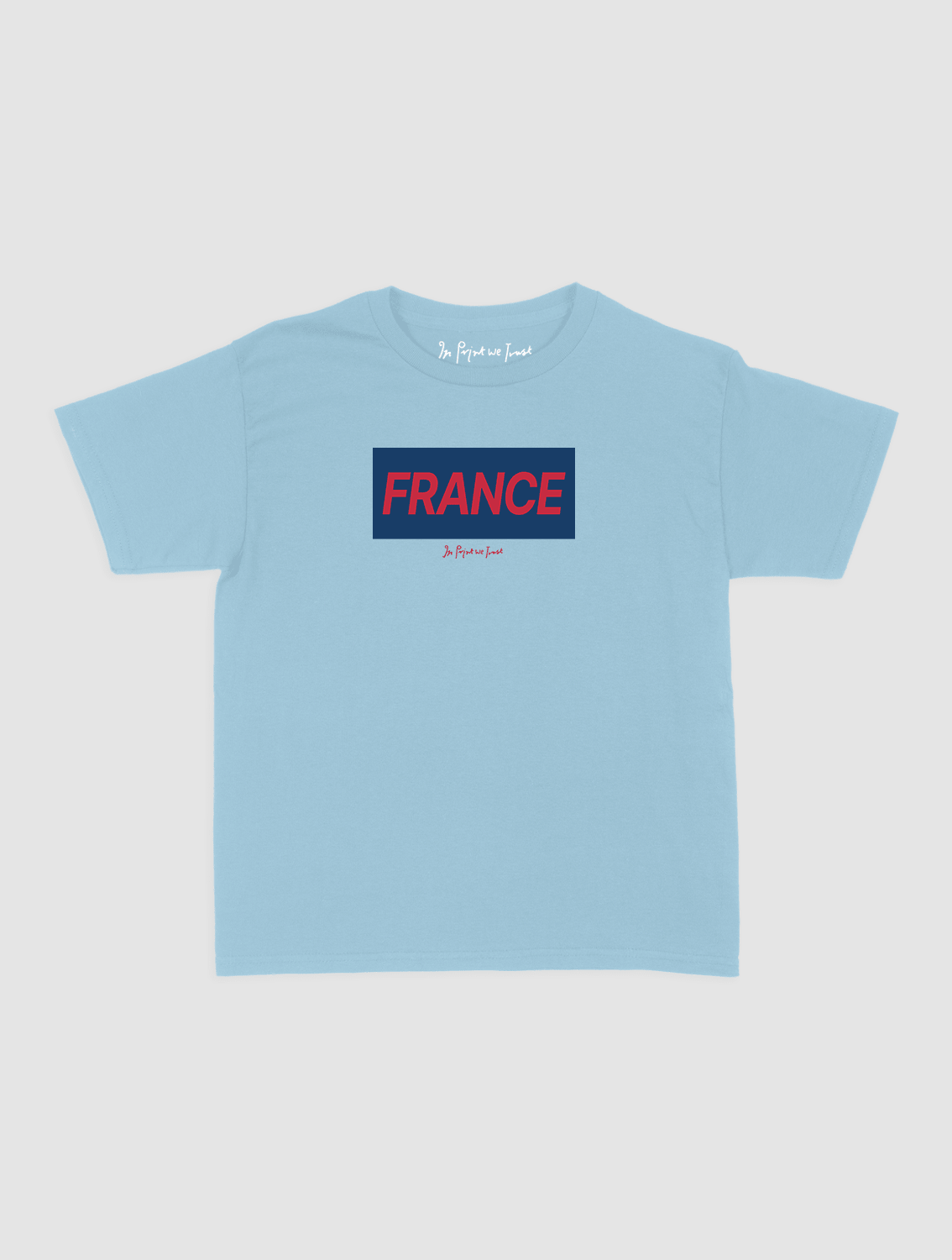 france baby tee - In Print We Trust