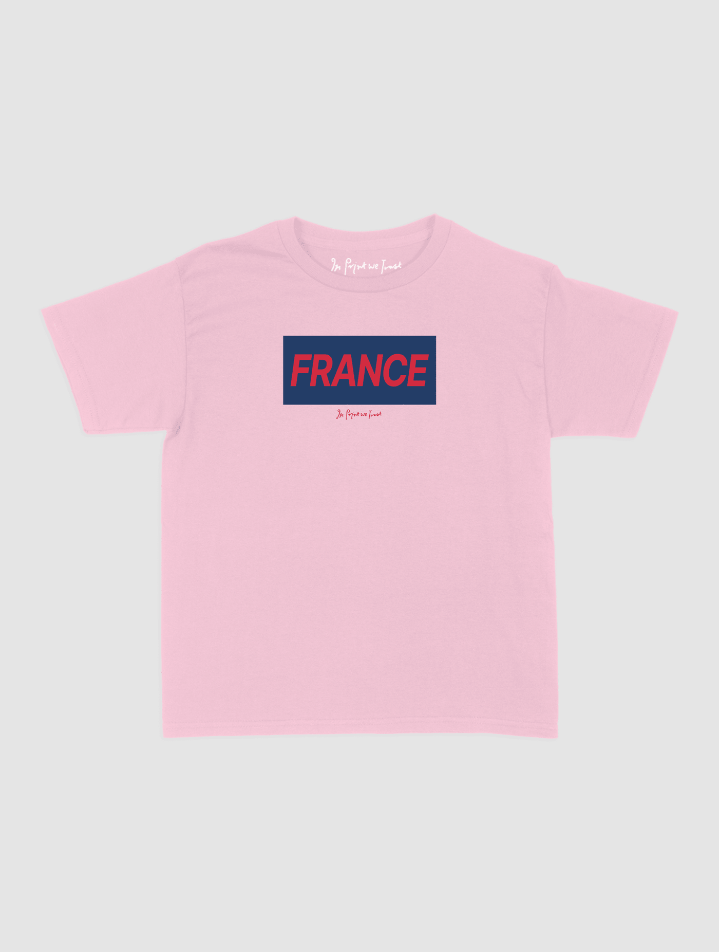 france baby tee - In Print We Trust