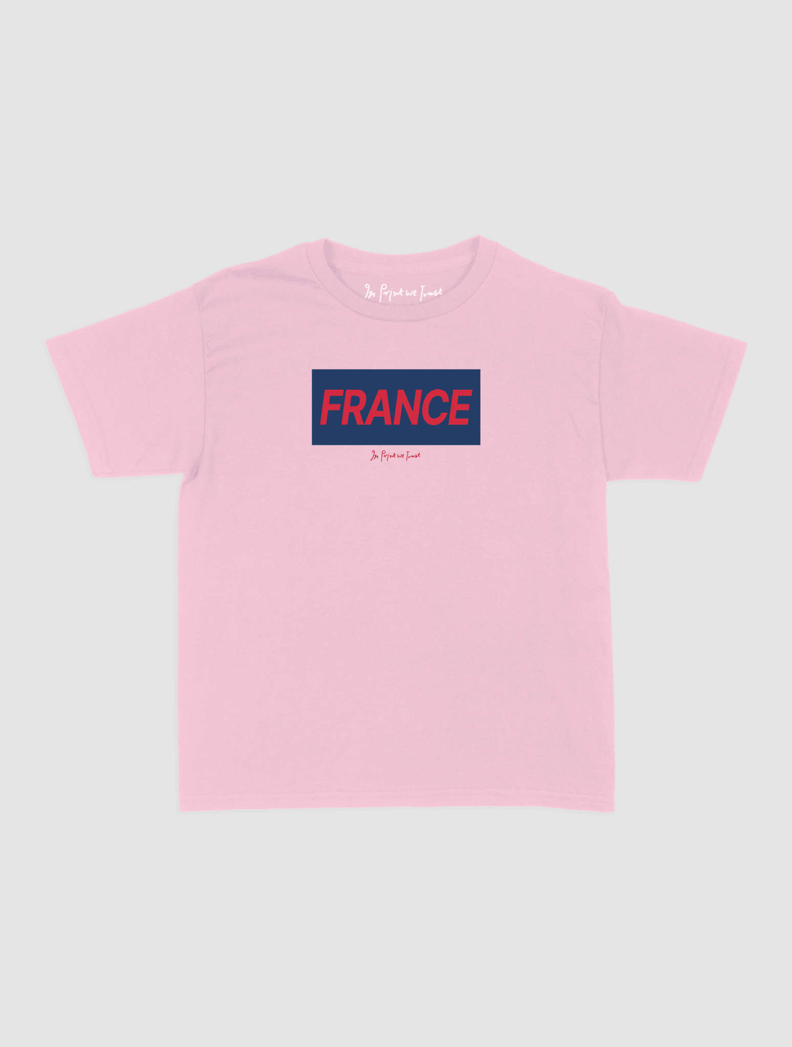 france baby tee - In Print We Trust