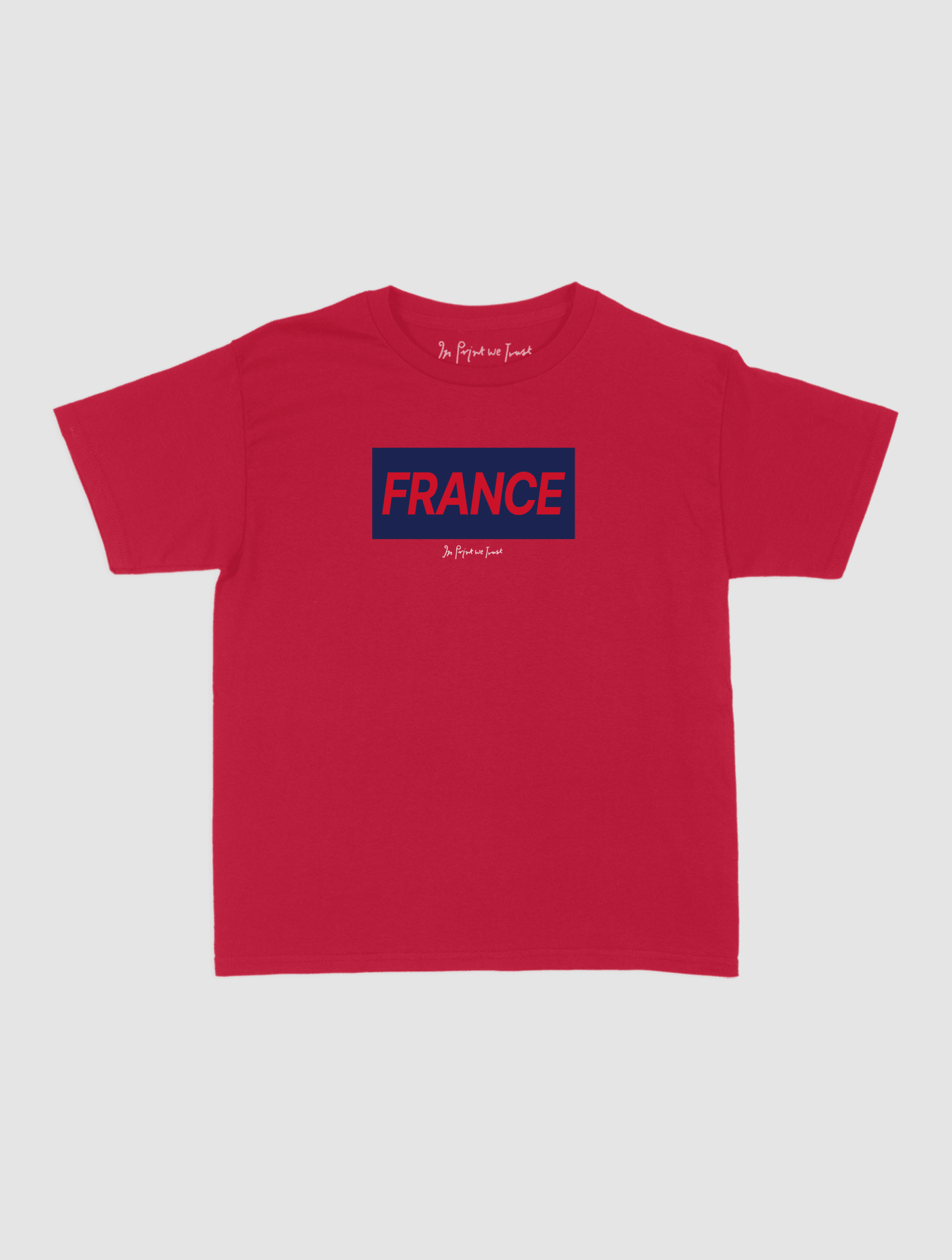 france baby tee - In Print We Trust