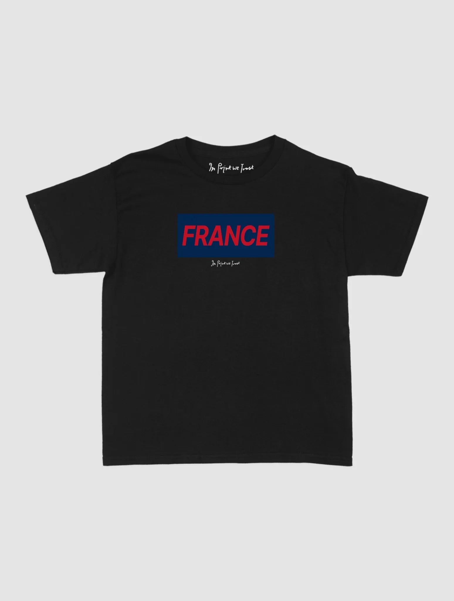 france baby tee - In Print We Trust