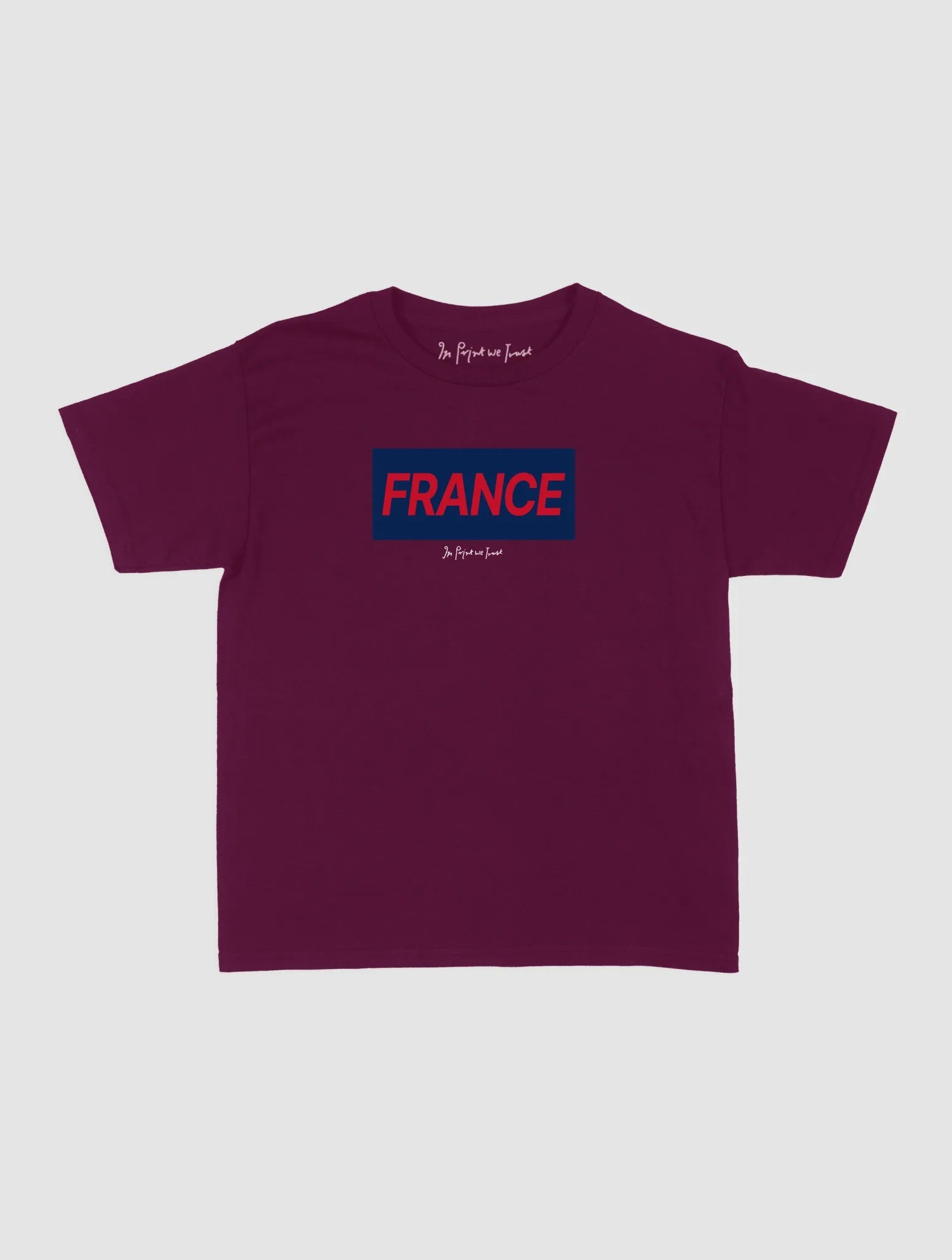 france baby tee - In Print We Trust