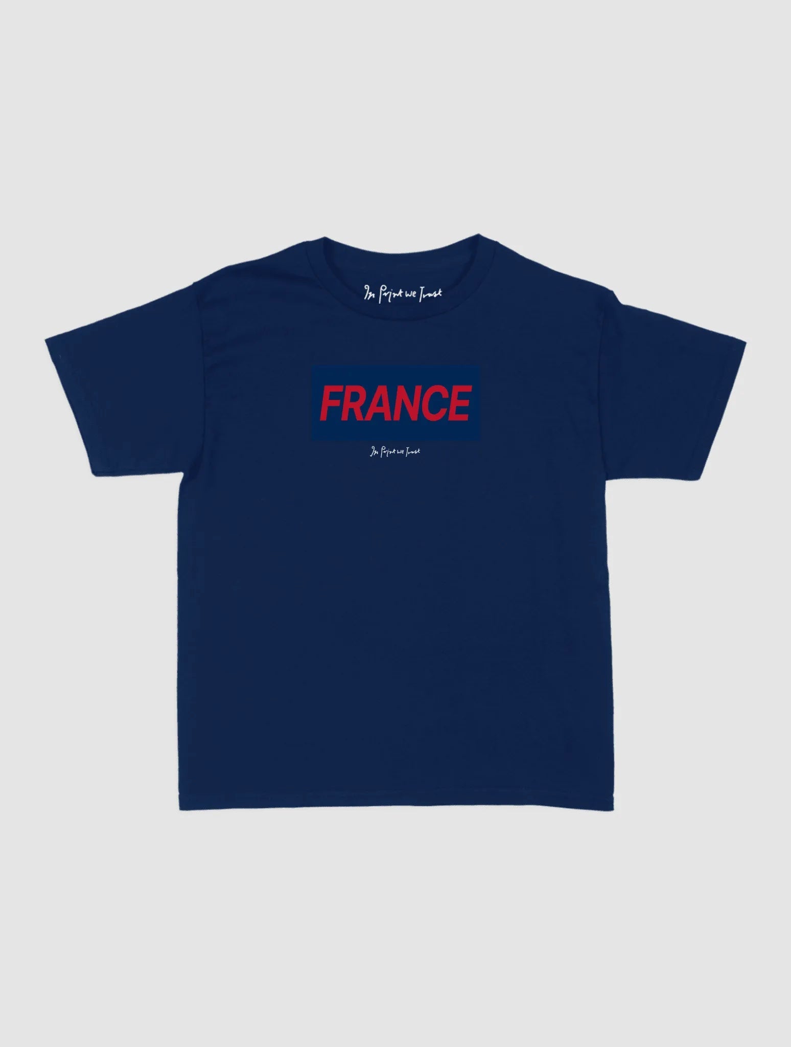 france baby tee - In Print We Trust