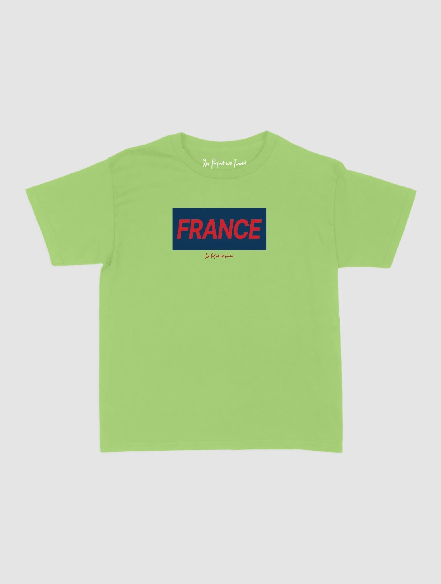 france baby tee - In Print We Trust
