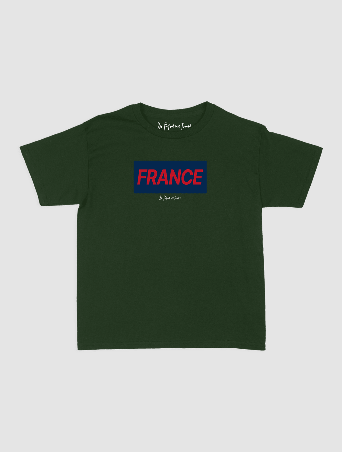 france baby tee - In Print We Trust