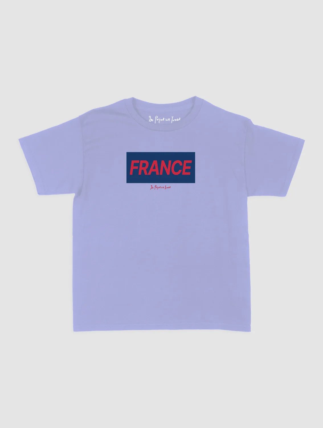 france baby tee - In Print We Trust