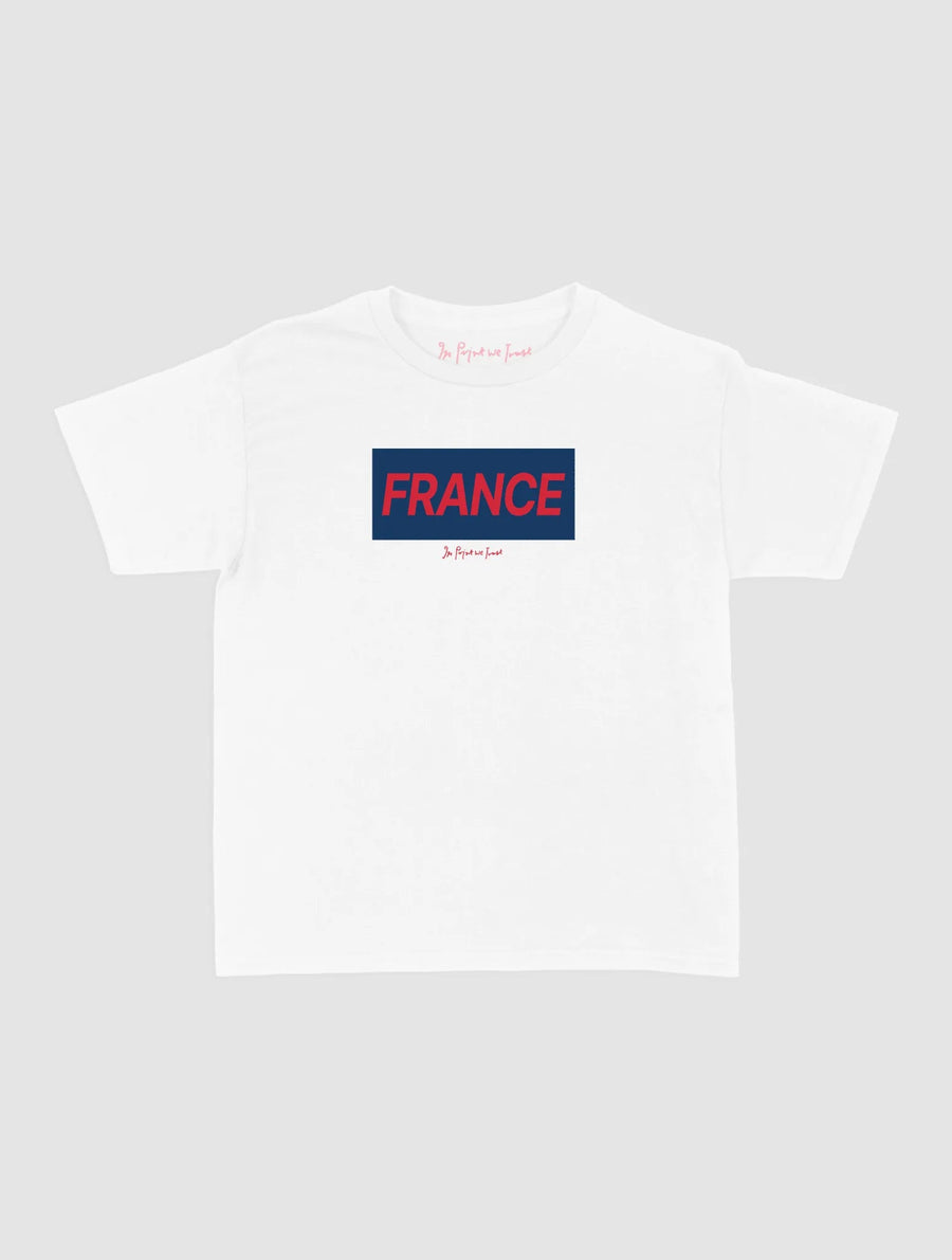 france baby tee - In Print We Trust
