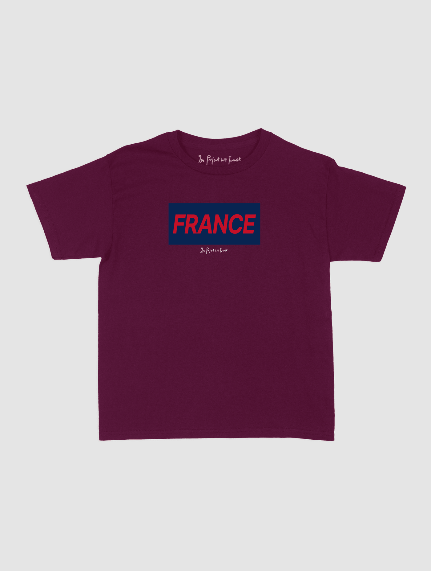 france baby tee - In Print We Trust