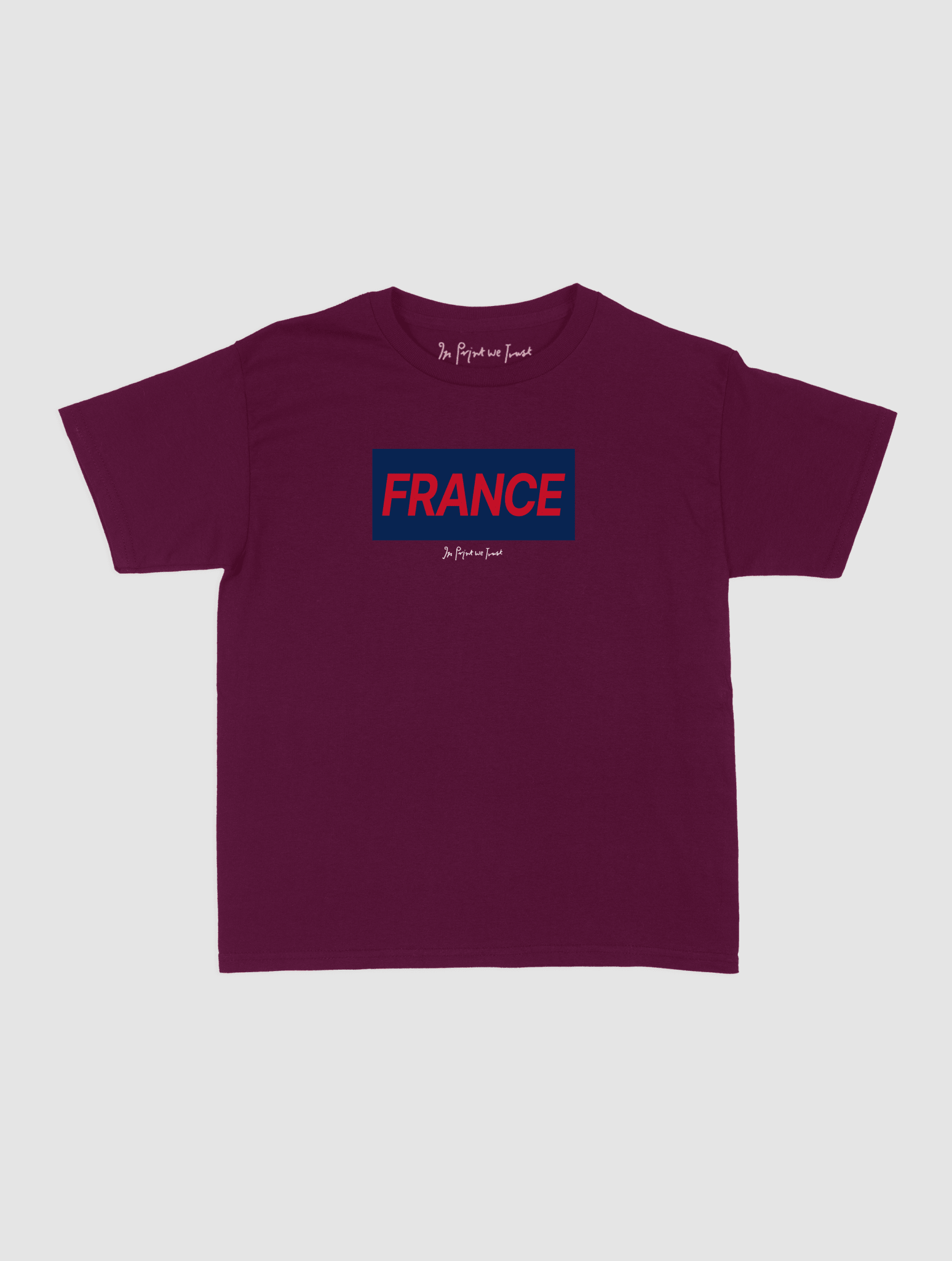 france baby tee - In Print We Trust