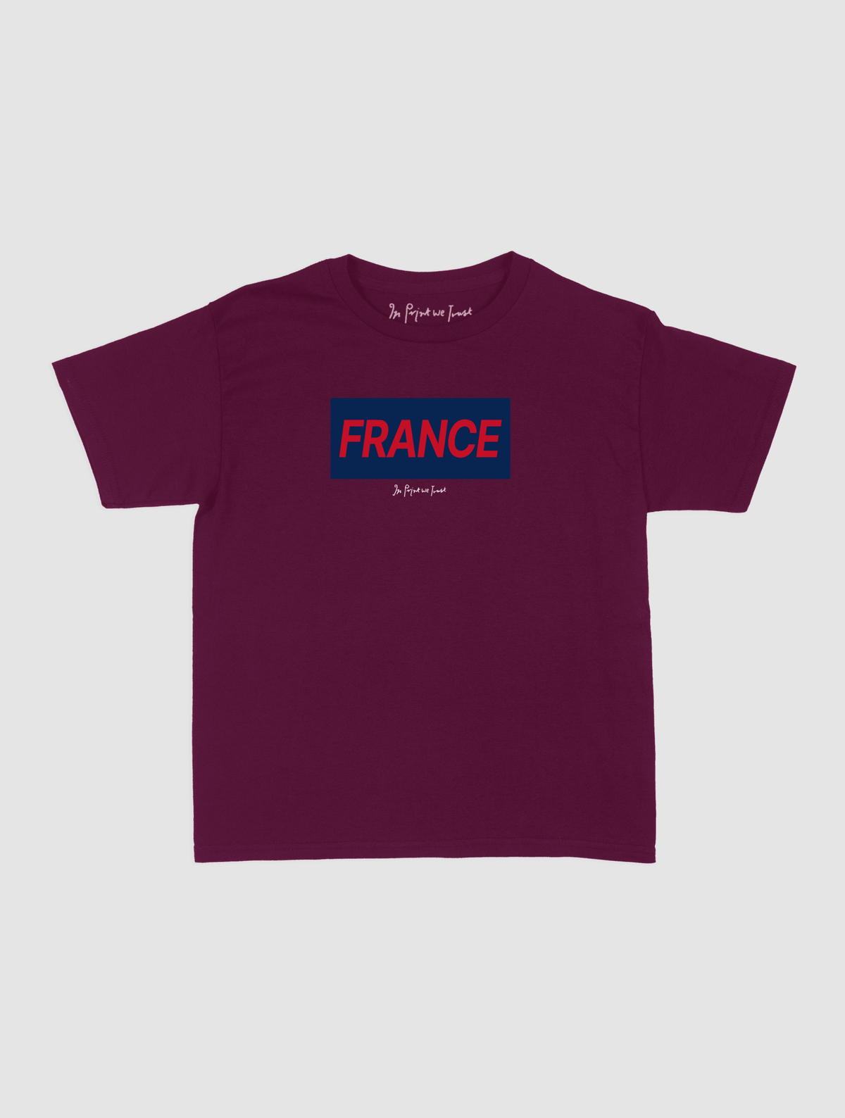 france baby tee - In Print We Trust