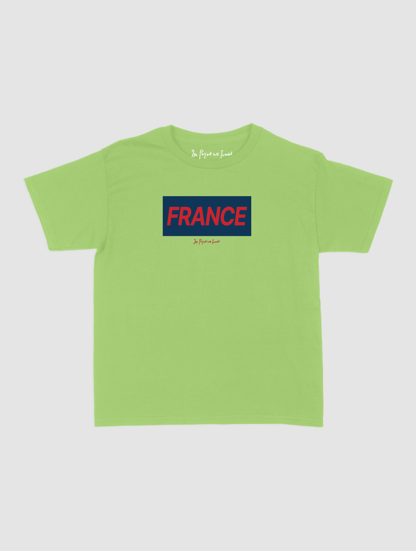 france baby tee - In Print We Trust
