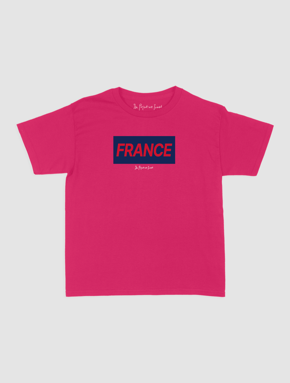 france baby tee - In Print We Trust