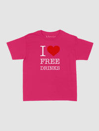 free drinks baby tee - In Print We Trust