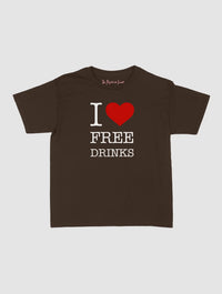 free drinks baby tee - In Print We Trust