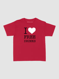 free drinks baby tee - In Print We Trust