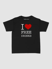free drinks baby tee - In Print We Trust