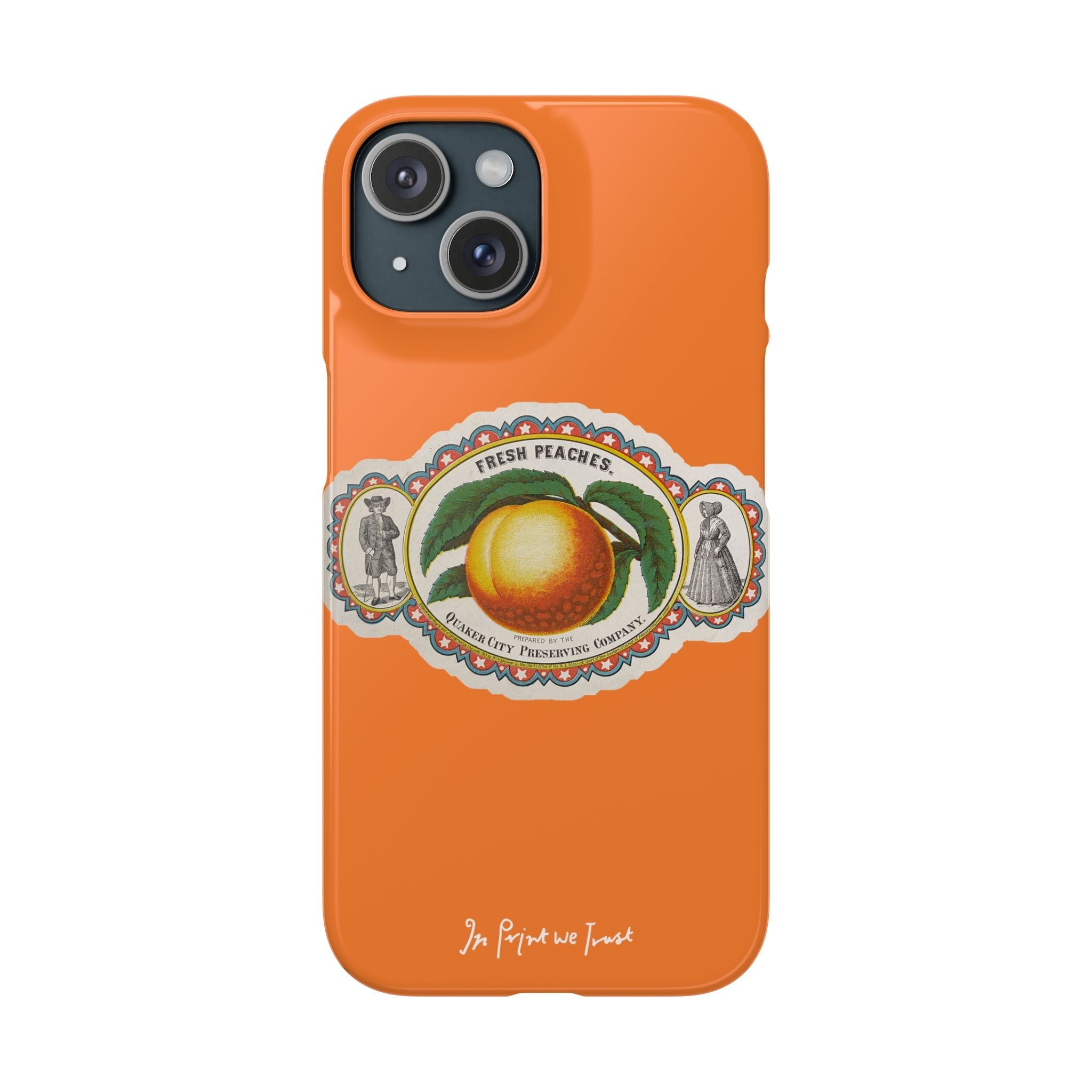 fresh peaches iPhone case - In Print We Trust