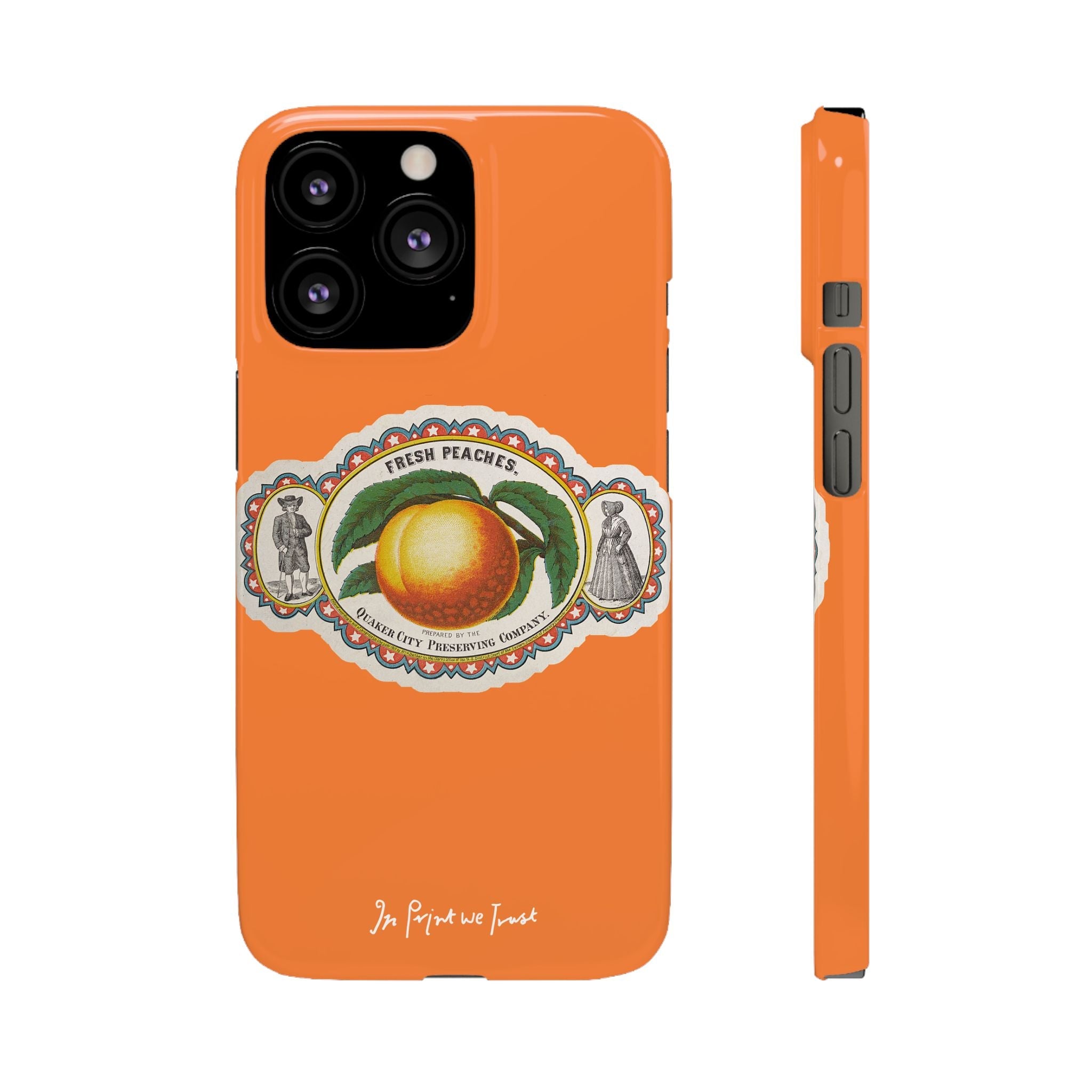 fresh peaches iPhone case - In Print We Trust