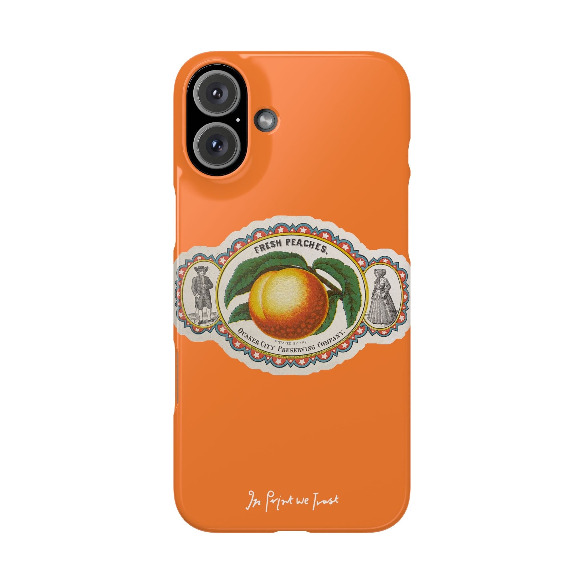 fresh peaches iPhone case - In Print We Trust