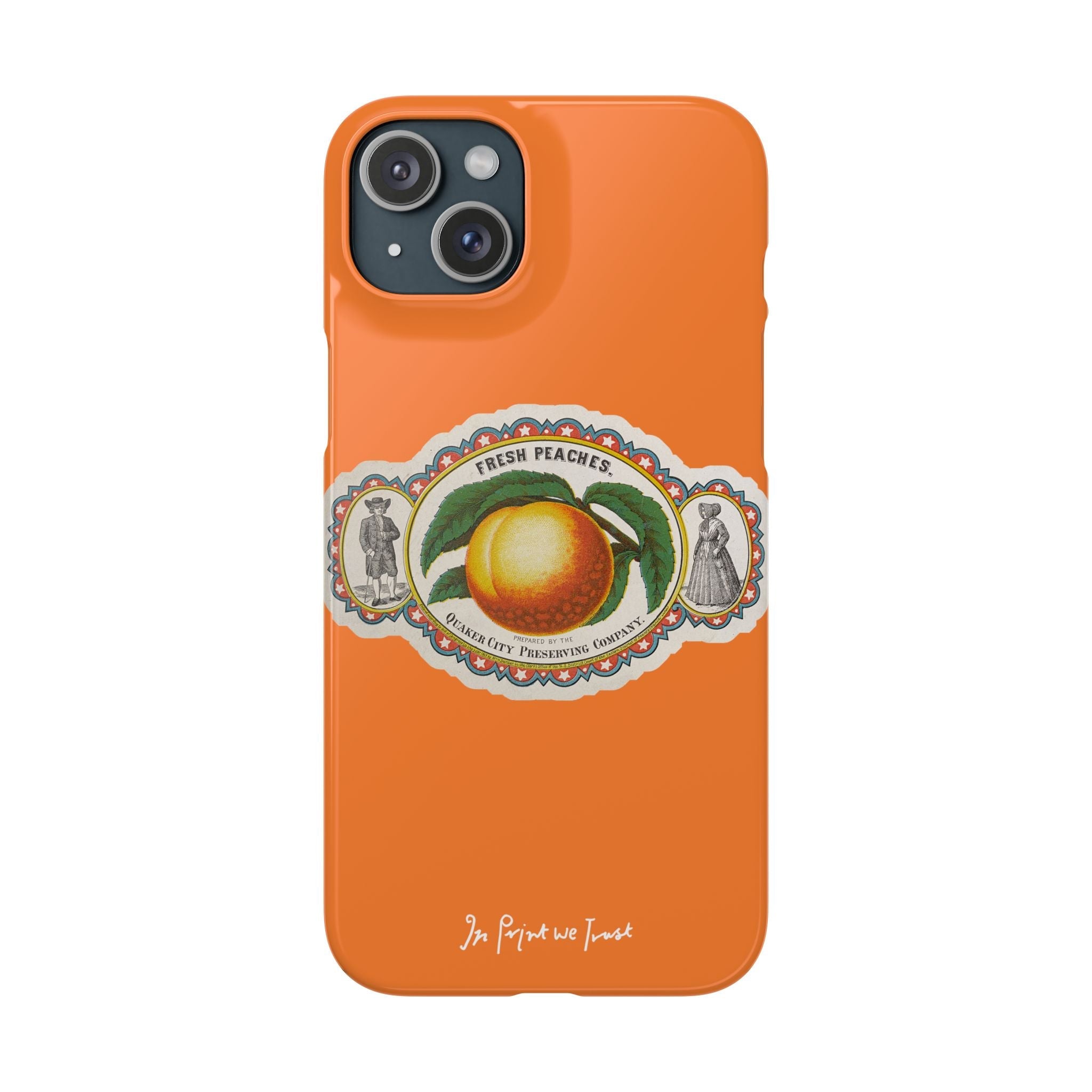 fresh peaches iPhone case - In Print We Trust