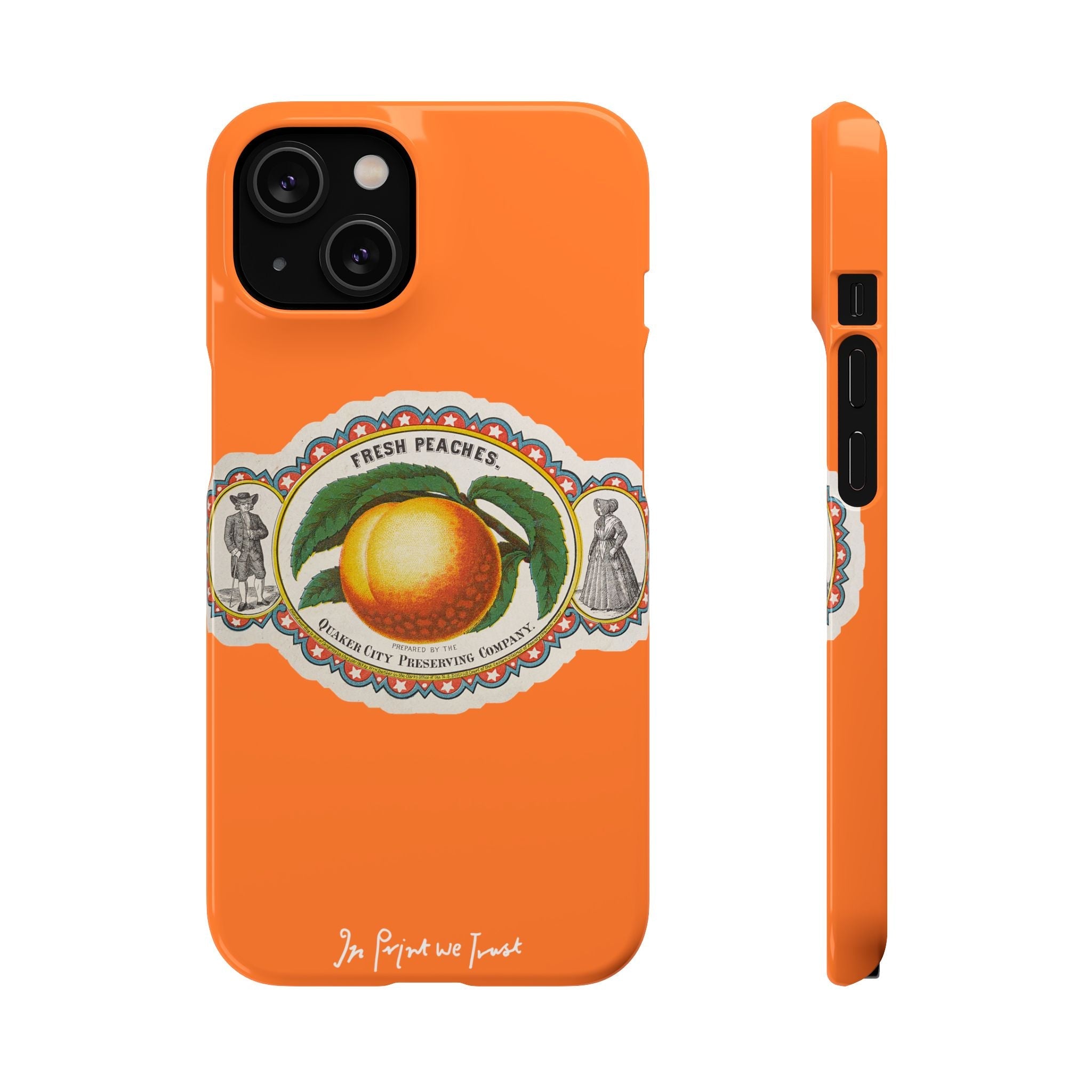 fresh peaches iPhone case - In Print We Trust