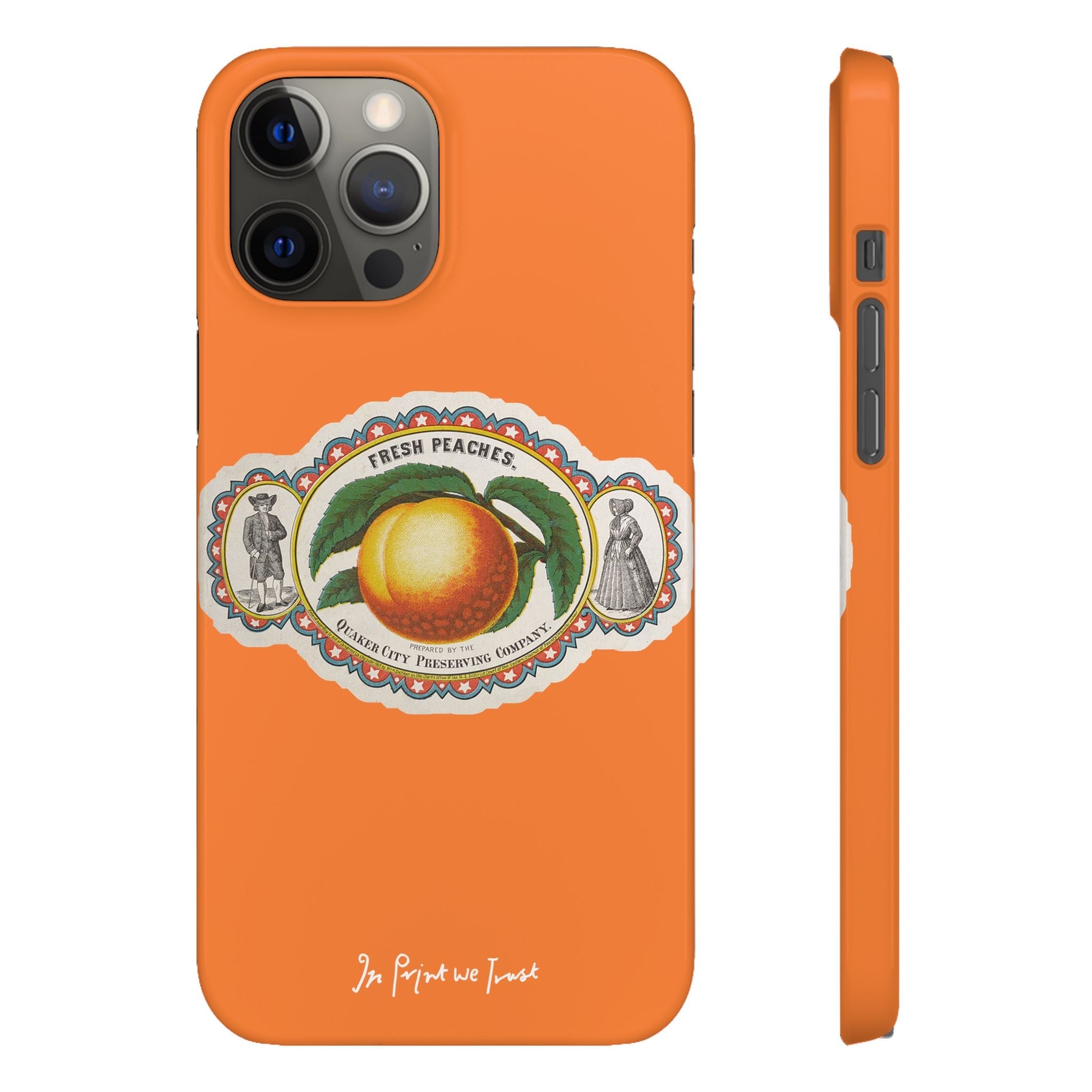 fresh peaches iPhone case - In Print We Trust