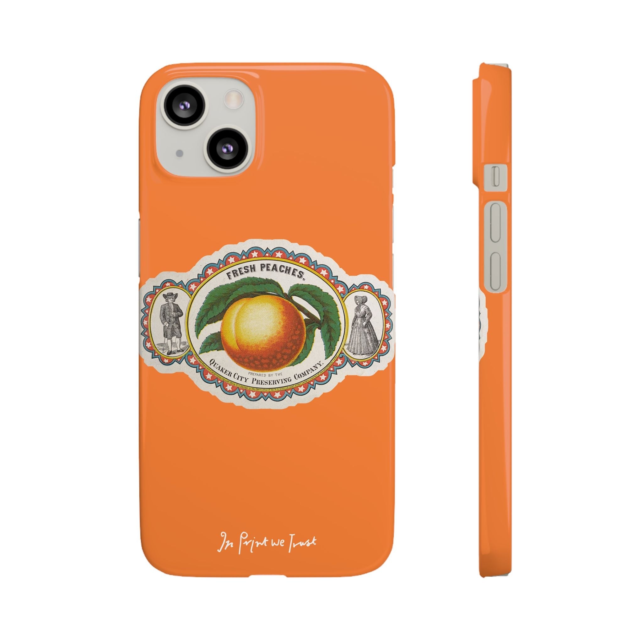 fresh peaches iPhone case - In Print We Trust