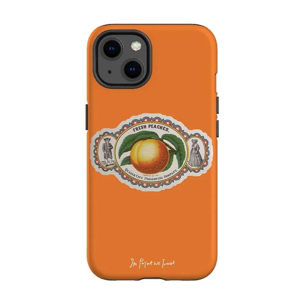 fresh peaches tough iPhone case - In Print We Trust