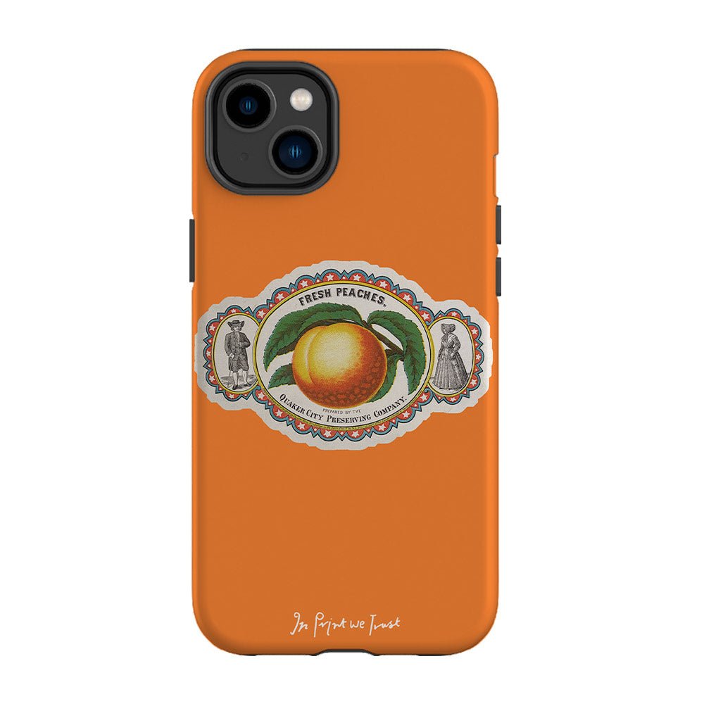 fresh peaches tough iPhone case - In Print We Trust