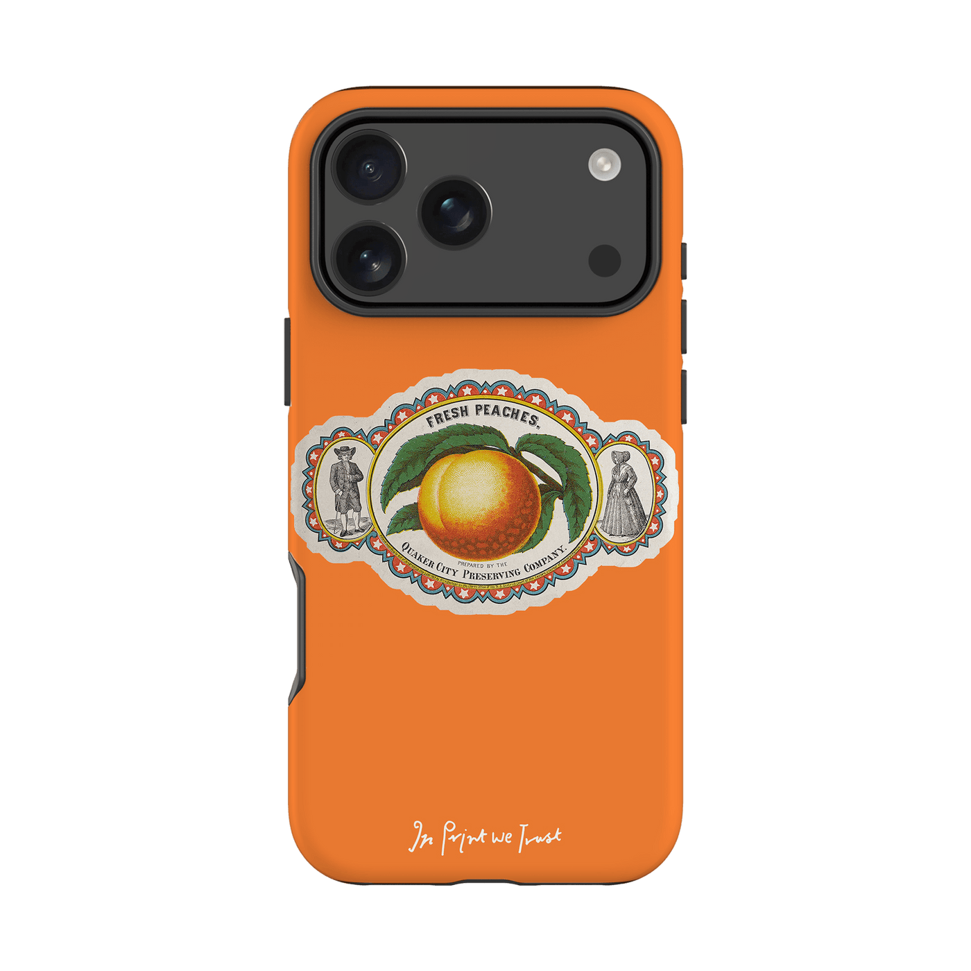 fresh peaches tough iPhone case - In Print We Trust