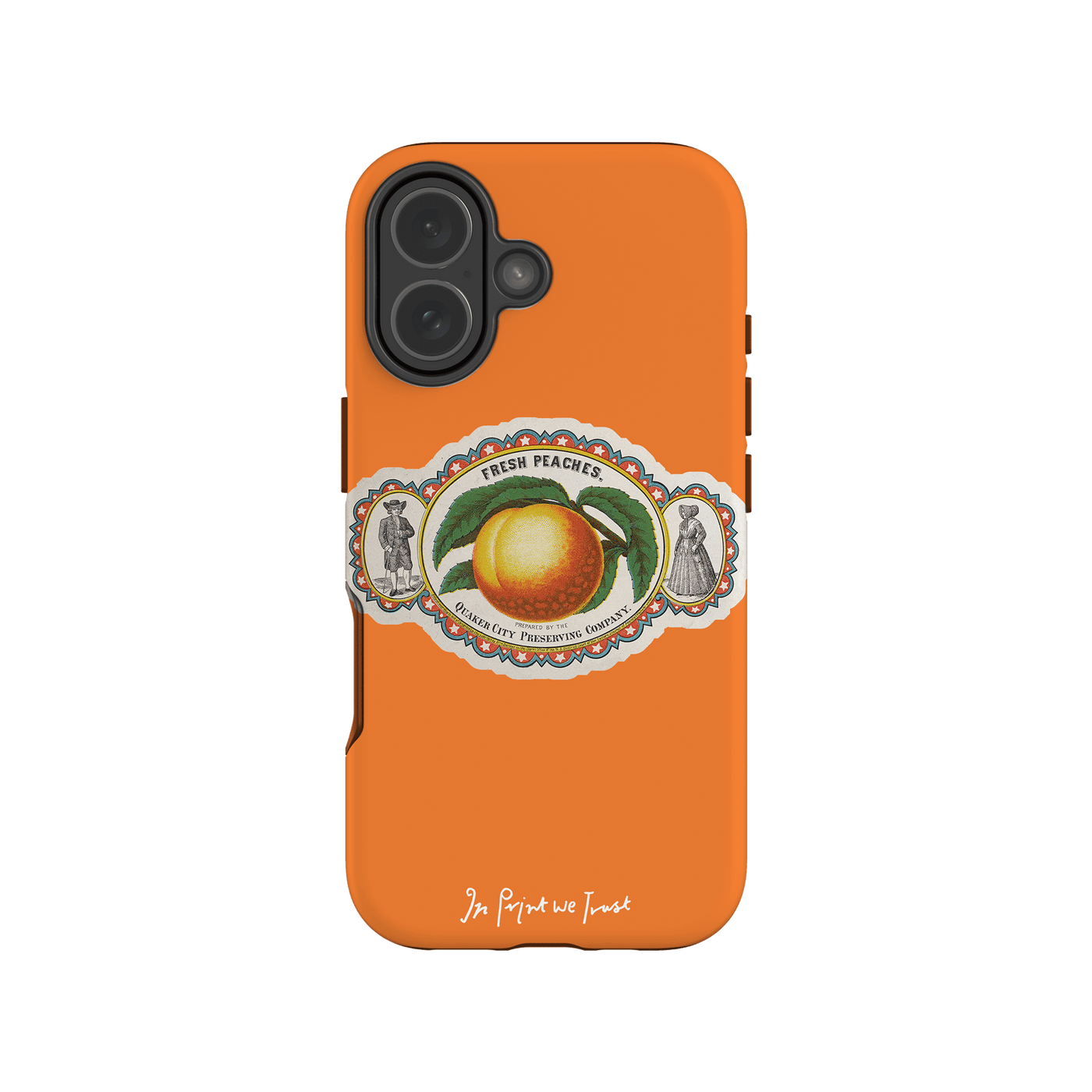 fresh peaches tough iPhone case - In Print We Trust